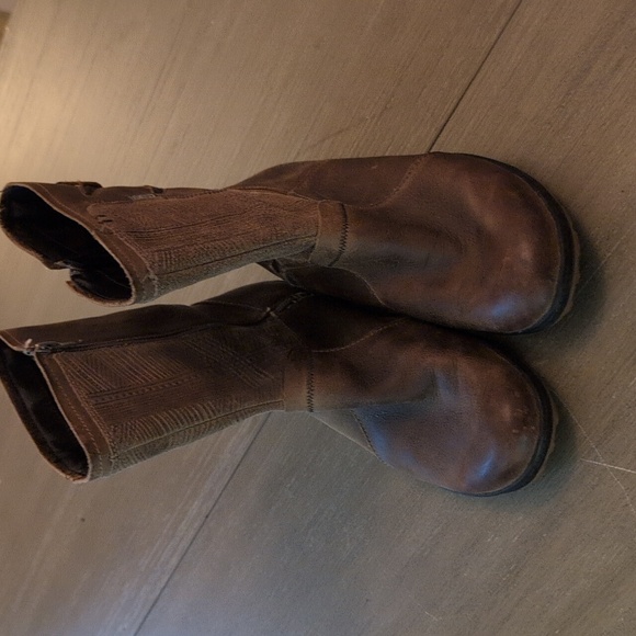 Merrell Ashland Vee Leather Suede Waterproof Mid Calf Boots Tan Women’s 10 - Picture 2 of 12